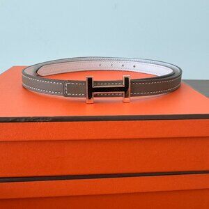 Hermes Reversible Focus Buckle Belt